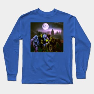 A Big Walk Under The Moon Long Sleeve T-Shirt